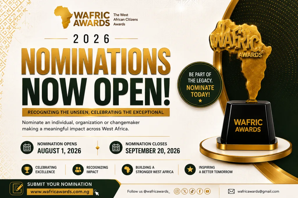 The West African Citizens Awards West African Citizens Awards 2026 Nomination Opens